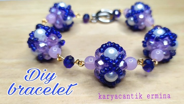 Pearl bracelet tutorial. easy! how to make pearl bead bracelet