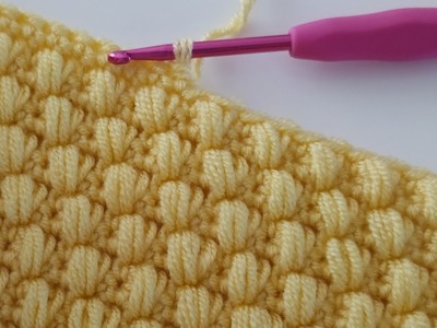 Quick & Super Easy crochet baby blanket pattern for beginners ~ Step by Step  free crochet Blanket