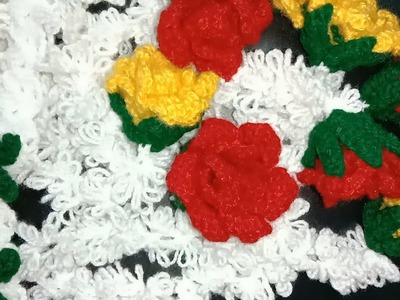 Rose Flower Toran Design| New Toran Design| Crochet Toran| Beautiful Toran Design #crochetcrafts