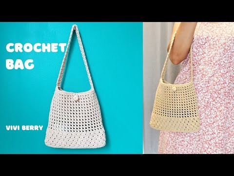 ????Super Easy DIY Crochet Bag | Crochet Shoulder Bag | Absolutely Cute HandBag  | ViVi Berry Crochet