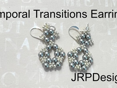 Temporal Transitions Earrings Beading Tutorial and Potomac  Best Bead Box Unboxing