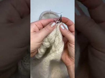 This is how i pur - How to Knit: Easy for Beginners knitting for Total #shorts