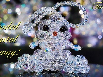 Tweek makes a SPARKLING Springtime CRYSTAL BUNNY, Bead Tutorial