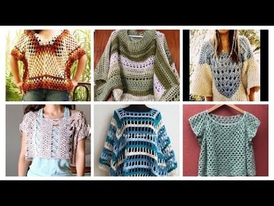 Very Beautiful crochet Poncho with easiest crochet pattern #crochetponcho for girls