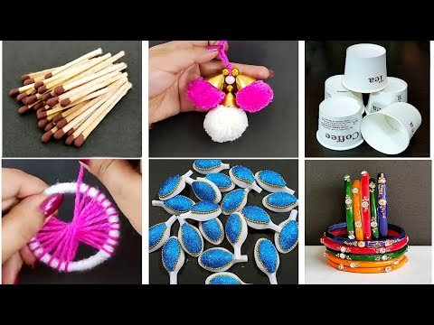 Amazing Home Decor Ideas using Waste materials - Best out of waste craft - DIY Room Decor - Reuse