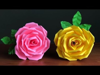 Amazing Paper Flower Making | Home Decor | Paper Flowers | Paper Craft | Flower Making With Paper