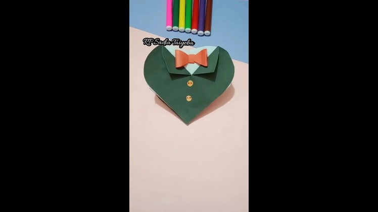 Cute Coat Message Card For your bff or bf | Handmade Birthday Card Decoration | Eid | Pop Up Card