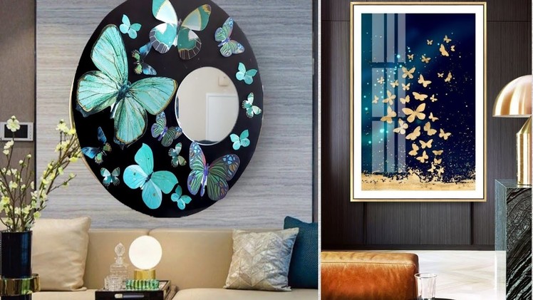 DIY butterfly wall art | home decor | crafting | room decor| Craft Angel