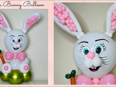DIY Easter Bunny rabbit (How to make Bunny rabbit.Easter balloons)
