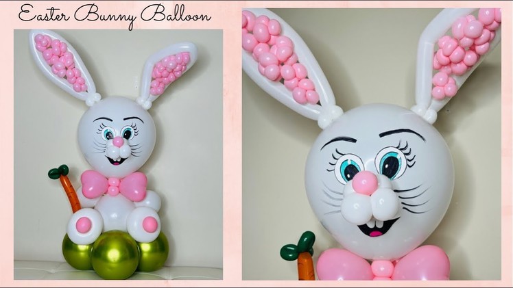 DIY Easter Bunny rabbit (How to make Bunny rabbit.Easter balloons)