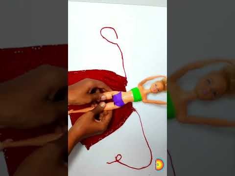 DIY - How to make Trendy Clothes for Doll | Barbie Hacks and Crafts | #shorts #youtubeshorts