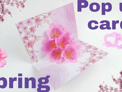 How to Create a Pop Up Card Origami Handcraft Cherry Blossom Spring