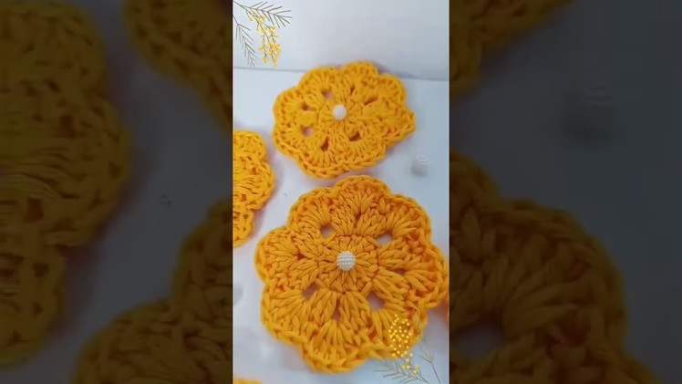 Yellow???????? #Crochê #crochet #circuloprodutos #crocheting #flordecrochê #artesanato