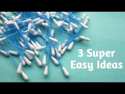 3 Super Easy Home Decor Ideas Using Cotton Bud || 3 Ide Super Mudah dari Cotton Bud
