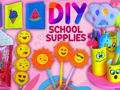 30 DIY Super Cute School Supplies - Ideas for Back to School - Viral TikTok Crafts When You're Bored