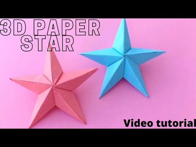 3D paper Star.How to make Diy paper Star.Ninja Star.Easy way paper star.paper craft@Charulata craft