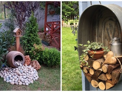Amazing garden decor from old furniture and things! 50 example for inspiration!