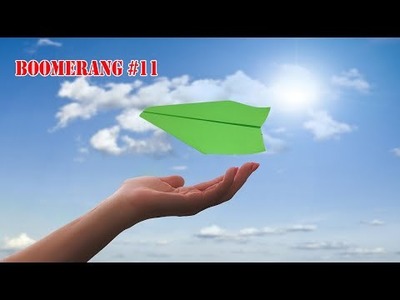 Avion en papier boomerang - Comment faire un avion origami facile | Paper Airplane