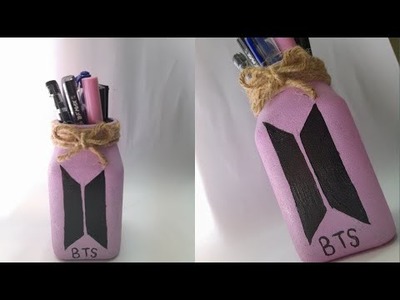 BTS bottle art ????. BTS room decor. Easy and aesthetic bTS. DIY idea.Vineeta's Creation