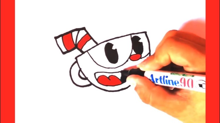 COMO DIBUJAR A CUPHEAD FACIL PASO A PASO || HOW TO DRAW CUPHEAD EASY STEP BY STEP
