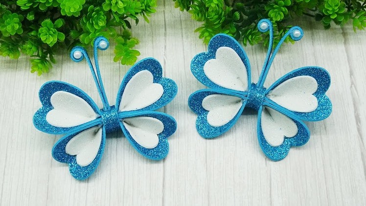 DIY Butterfly | Room Decorations Ideas with Butterflies | Eva Foam Butterfly Making