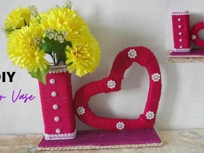 DIY Flowerpot | DIY Paper Flowerpot | Quick Room Decor | How to Make FlowerVase | Paper Flower Vase