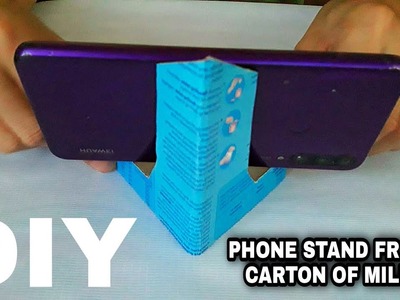 Diy how to make phone stand from cardboard 2022