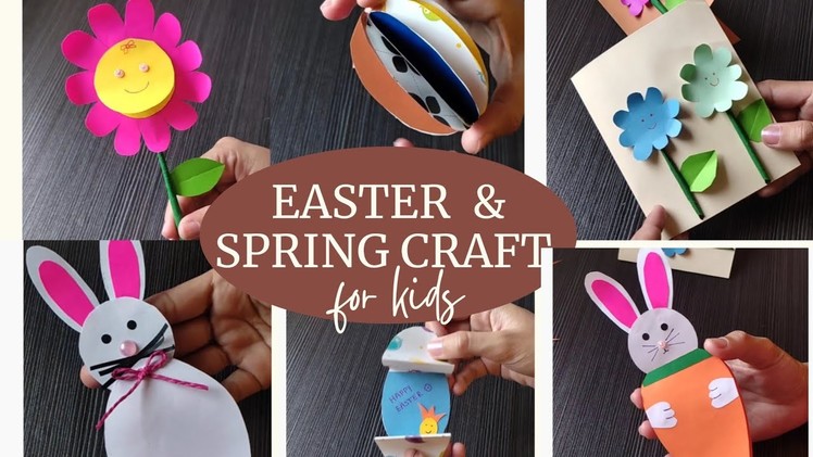 Easter  paper craft. Spring craft. School activities.craft for kids #springcraft #Eastercraft