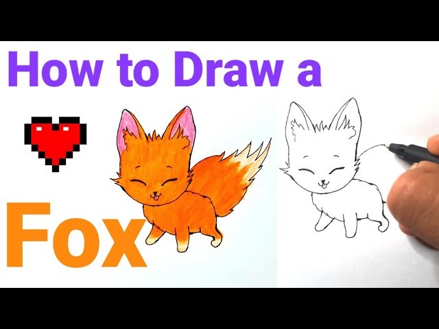 How to Draw a Cute Fox Easy