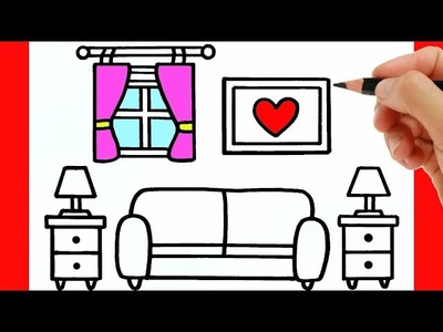 HOW TO DRAW A GIRL'S BEDROOM
