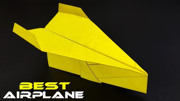 How To Make An Awesome Paper Airplane | Amazing Flying Paper Airplane | EASY Paper Airplane