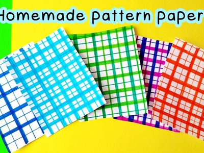 How to make journal pattern paper | DIY Pattern paper for journal