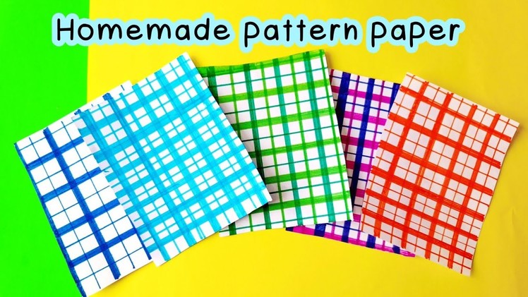 How to make journal pattern paper | DIY Pattern paper for journal