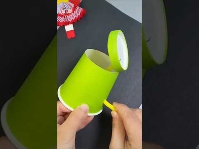 How to make paper cup frog #shorts #youtubeshorts #trending #viral