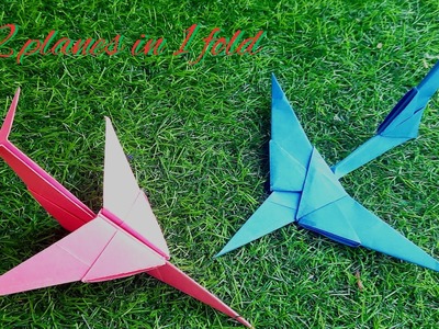How to make Paper Jet Plane | Paper Air Plane | Origami Paper plane