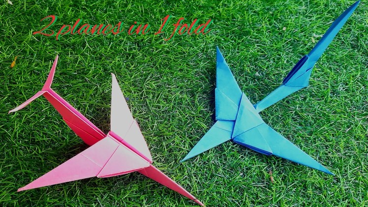 How to make Paper Jet Plane | Paper Air Plane | Origami Paper plane