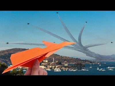 Ornithorynque - Avion Boomerang en papier - Comment faire un avion origami 9 | Sukhoi Airplane ????