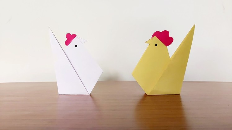 Paper Hen ???? || Easy paper craft for kids