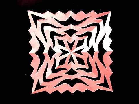 Paper Rangoli Design | paper cutting DESIGN | how to make easy paper cutting | KIRIGAMI PAPER ART #5