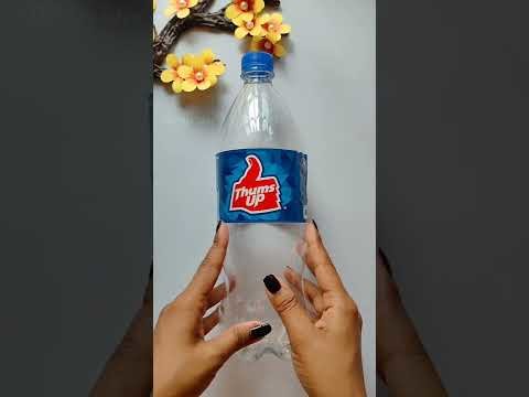 Reuse Plastic bottle || plastic bottle craft idea || DIY pen Stand #shorts