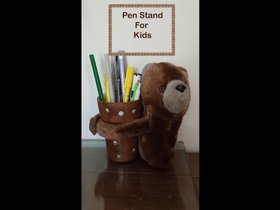 #shorts Pen Stand For Kids (Teddy Bear Pen Holder)