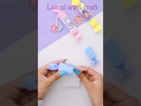 @tonni art and craft candy holder.paper craft #shorts #ytshorts #craft #art #subscribe my channel????????