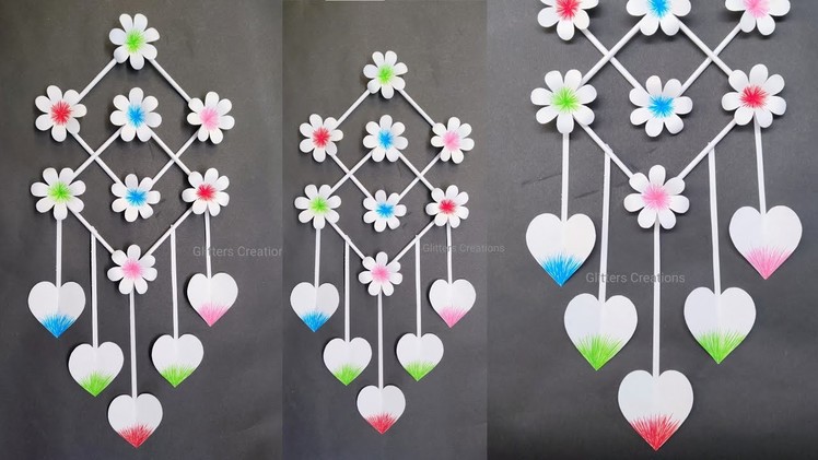 White paper Wall hang.White Paper Craft ideas (2022). Easy & Beautiful Wall Hanging. ROOM DECOR