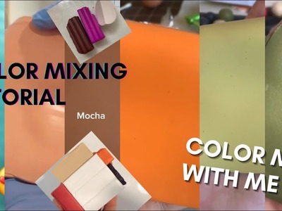 10 Spring Polymer Clay Color Recipes|Color Mixing Tips and Trick for Beginner|Color Mixing Tutorial
