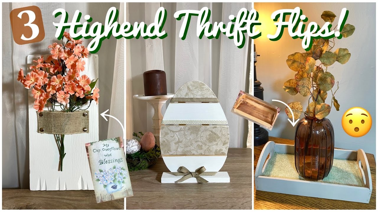 3 Amazing Highend Thrift Flips! NEW & Simple Thrift Flips 2022