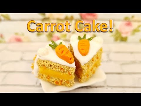 Carrot Cake - Polymer Clay Tutorial