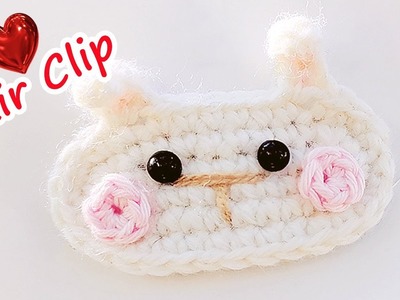 Crochet Hair Clip Rabbit