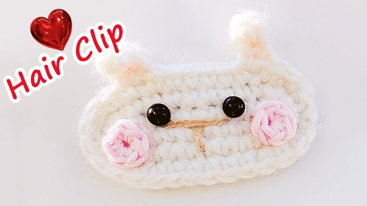 Crochet Hair Clip Rabbit