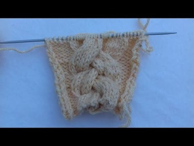 Cum se tricotează o torsadă împletită din 21 de ochiuri | How to knit a braid cable from 21 stitches