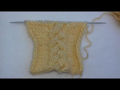 Cum tricotăm o torsadă împletită din 12 ochiuri | How do we knit a braid cable from 12 stitches